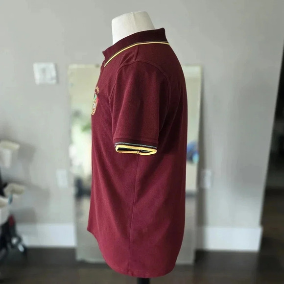Extra Large Portugal Logo Maroon Polo Shirt - Picture 6 of 8